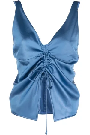 Nanushka Mujer, Camisetas, Azul, Talla: M