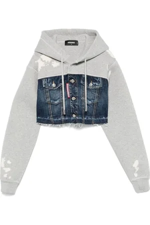 Dsquared2 Mujer, Sudaderas, Gris, Talla: XS