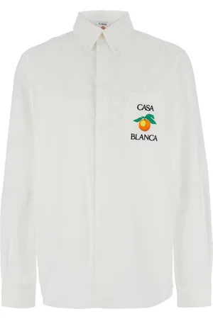 Casablanca Hombre, Camisas, Blanco, Talla: L