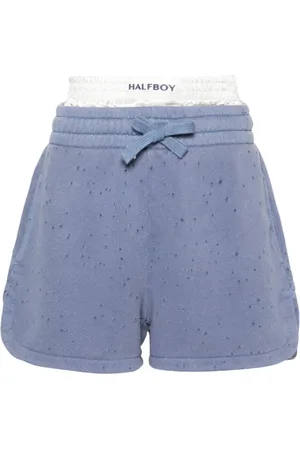 Halfboy Mujer, Pantalones cortos, Azul, Talla: S