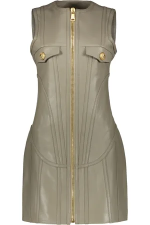 Balmain Mujer, Vestidos, Verde, Talla: M