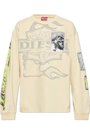 Diesel Hombre, Camisetas, Amarillo, Talla: L