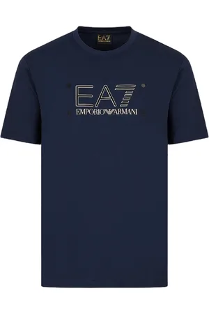 EA7 Hombre, Camisetas, Azul, Talla: XL
