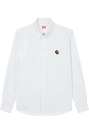 Kenzo Hombre, Camisas, Blanco, Talla: M