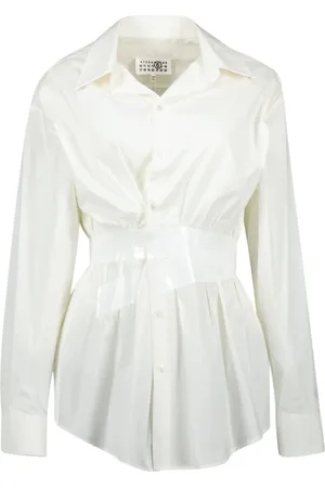 Maison Margiela Mujer, Blusas y Camisas, Blanco, Talla: 2XS
