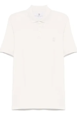 Brunello Cucinelli Hombre, Camisetas, Blanco, Talla: M