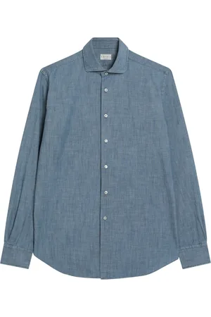 Xacus Hombre, Camisas, Azul, Talla: M