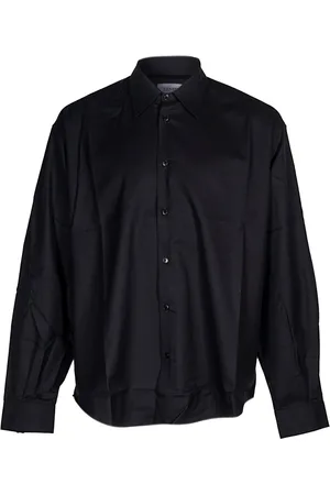 LANEUS Hombre, Chaquetas, Negro, Talla: L