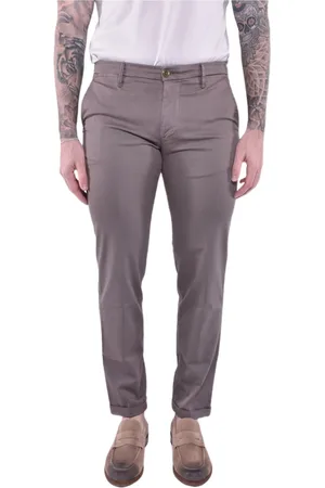 RE-HASH Hombre, Pantalones, Gris, Talla: W32