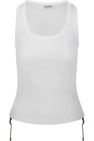 Burberry Mujer, Camisetas, Blanco, Talla: L