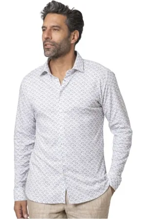 DESOTO Hombre, Camisas, Blanco, Talla: M