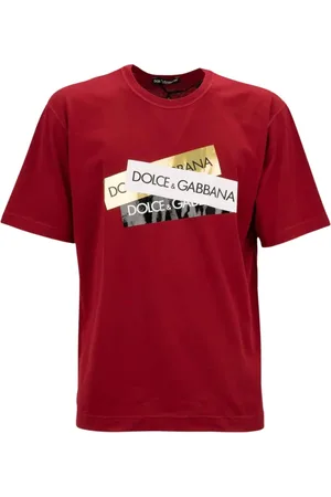 Dolce & Gabbana Hombre, Camisetas, Rojo, Talla: 2XL