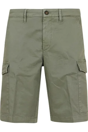 RE-HASH Hombre, Pantalones cortos, Verde, Talla: W40