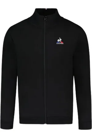 Le Coq Sportif Hombre, Sudaderas, Negro, Talla: M