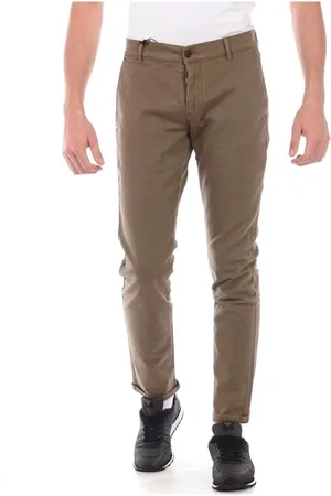 D.A. Daniele Alessandrini Hombre, Pantalones, Verde, Talla: W30