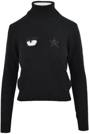 Chiara Ferragni Mujer, Jerseys, Negro, Talla: M