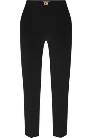Elisabetta Franchi Mujer, Pantalones, Negro, Talla: M