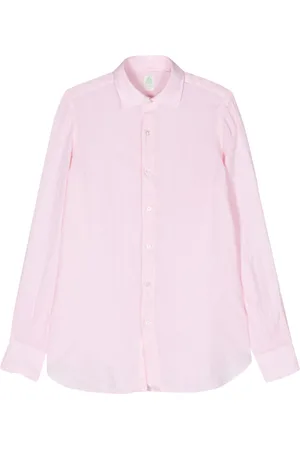 Finamore Hombre, Camisas, Rosa, Talla: M