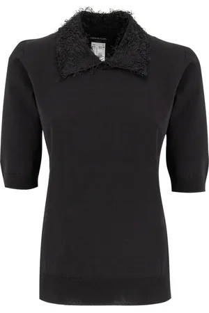 Fabiana Filippi Mujer, Camisetas, Negro, Talla: M