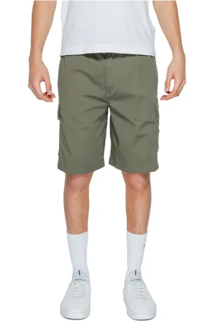 Calvin Klein Hombre, Pantalones cortos, Verde, Talla: M