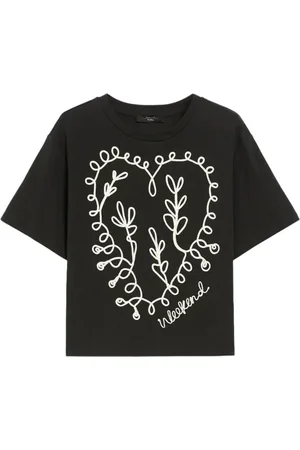 Max Mara Mujer, Camisetas, Negro, Talla: S