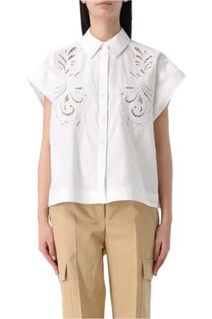 Twin-Set Mujer, Blusas y Camisas, Blanco, Talla: 2XS
