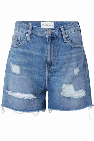 Calvin Klein Mujer, Pantalones cortos, Azul, Talla: W30