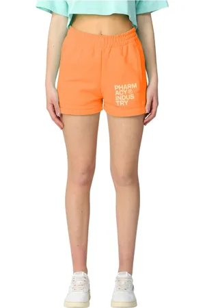 PHARMACY INDUSTRY Mujer, Pantalones cortos, Naranja, Talla: S