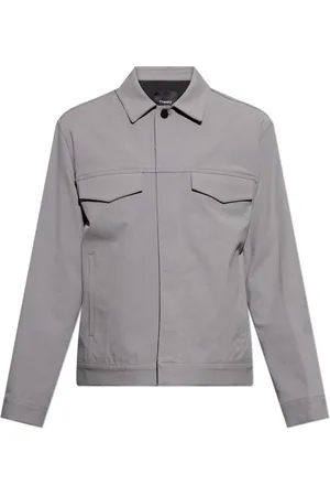 THEORY Hombre, Chaquetas, Gris, Talla: M
