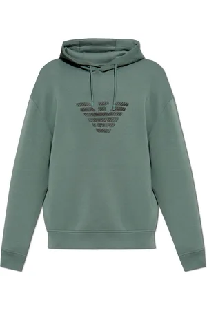 Emporio Armani Hombre, Sudaderas, Verde, Talla: XL