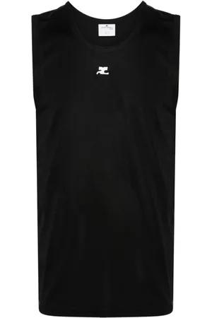 Courrèges Mujer, Camisetas, Negro, Talla: L