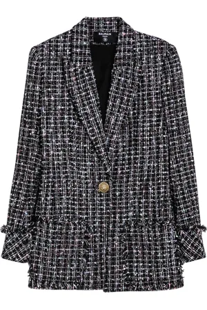 Balmain Mujer, Chaquetas, Gris, Talla: M