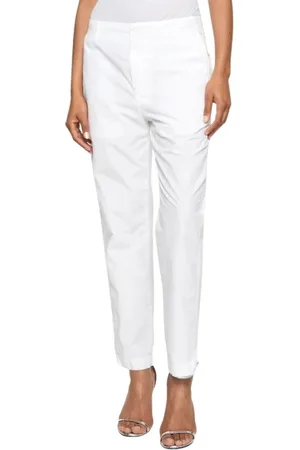 Dondup Mujer, Pantalones, Blanco, Talla: W27
