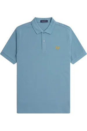 Fred Perry Hombre, Camisetas, Azul, Talla: M