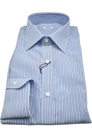 BARBA Hombre, Camisas, Azul, Talla: 4XL
