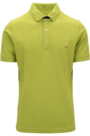 FAY Hombre, Camisetas, Verde, Talla: L