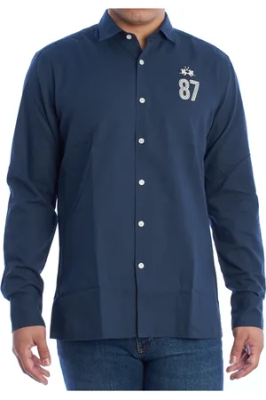 La Martina Hombre, Camisas, Azul, Talla: 3XL