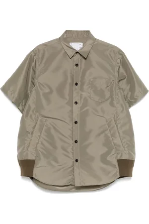 SACAI Hombre, Camisas, Verde, Talla: L