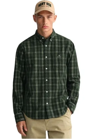 GANT Hombre, Camisas, Verde, Talla: M