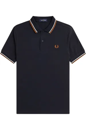 Fred Perry Hombre, Camisetas, Azul, Talla: XL