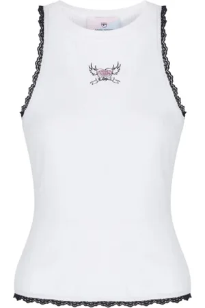 Chiara Ferragni Mujer, Camisetas, Blanco, Talla: M