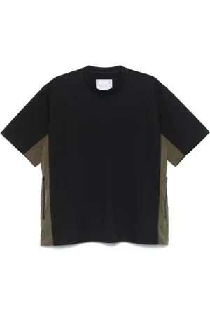 SACAI Hombre, Camisetas, Negro, Talla: M