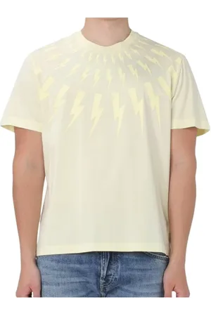 Neil Barrett Hombre, Camisetas, Amarillo, Talla: L
