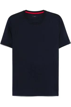 FAY Hombre, Camisetas, Azul, Talla: M