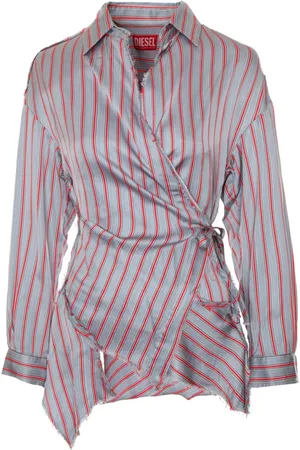 Diesel Mujer, Blusas y Camisas, Gris, Talla: 2XS