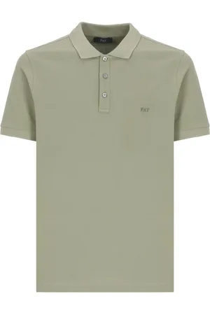 FAY Hombre, Camisetas, Verde, Talla: M