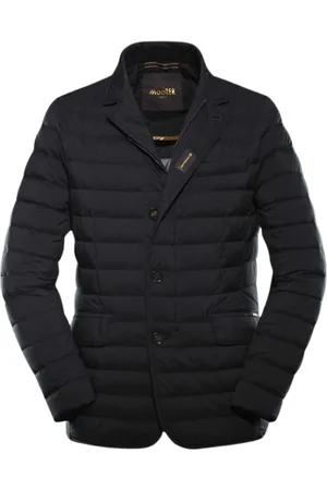 MOORER Hombre, Chaquetas, Negro, Talla: 4XL