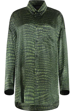 Balenciaga Mujer, Blusas y Camisas, Verde, Talla: S