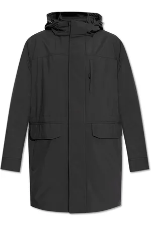 BRIONI Hombre, Abrigos, Negro, Talla: L
