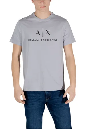 Armani Exchange Hombre, Camisetas, Gris, Talla: S